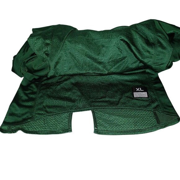 NIKE Men's XL GREEN VAPOR Football Jersey V-Neck Mesh Lightweight Long Durable - Picture 6 of 6